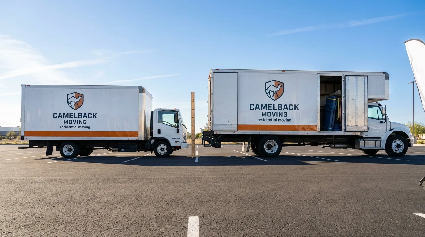 Moving truck size capacity guide in Secaucus